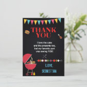 BBQ BEDANK JE KAART (Staand voorkant)