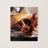 BBQ Beef Brisket Sandwich Legpuzzel (Verticaal)