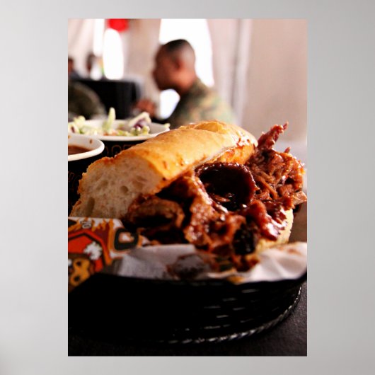 BBQ Beef Brisket Sandwich Poster (Voorkant)