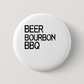 BBQ Beer Bourbon Ronde Button 5,7 Cm (Voorkant)