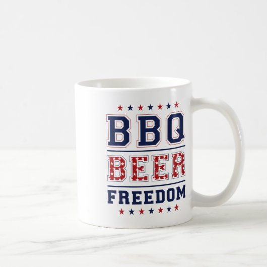 Bbq Beer Freedom 1 Koffiemok (Rechts)
