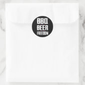 BBQ Beer Freedom Sticker (Tas)