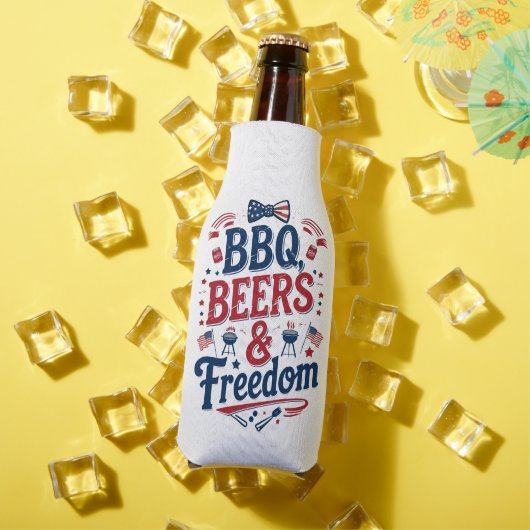 BBQ, Beers & Freedom – Retro 4th of July Vibes Flesjeskoeler (Insitu Zomer)