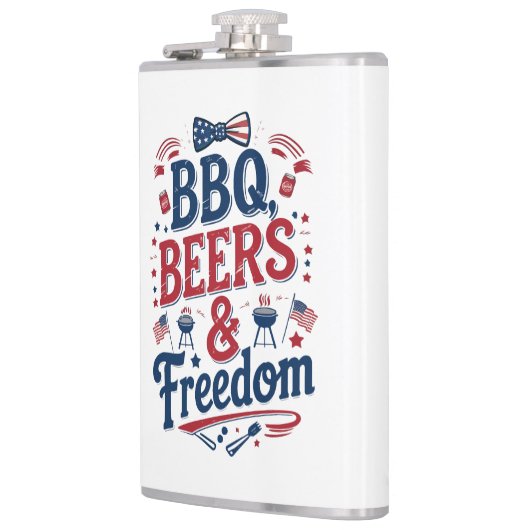 BBQ, Beers & Freedom – Retro 4th of July Vibes Heupfles (Links)