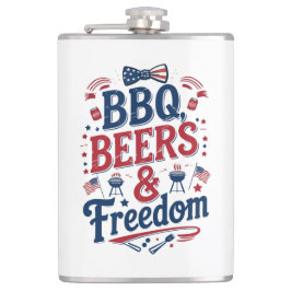 BBQ, Beers & Freedom – Retro 4th of July Vibes Heupfles