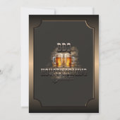 BBQ Beers Housewarming Party Kaart (Achterkant)