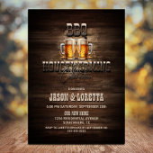 BBQ Beers Hout Housewarming Party Kaart