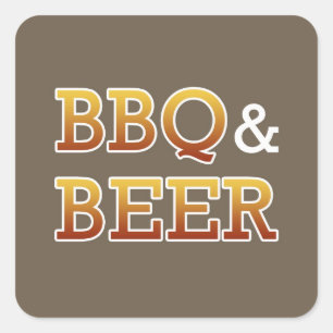 BBQ & Bier Sticker