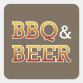 BBQ & Bier Sticker (Voorkant)