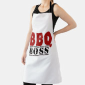 BBQ Boss Typography Grill Apron Schort (Insitu)