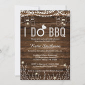 BBQ Bridal Shower Invitation - Robuuste BBQ Kaart (Voorkant)