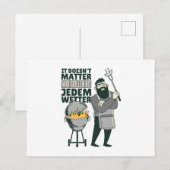 BBQ BRIEFKAART (Voorkant / Achterkant)