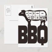 BBQ BRIEFKAART (Voorkant / Achterkant)