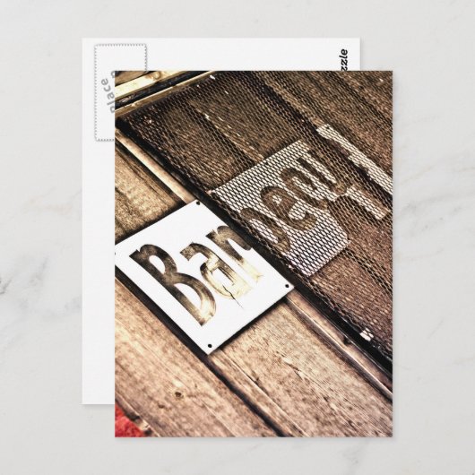 BBQ-briefkaart Briefkaart (Voorkant / Achterkant)