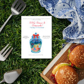 BBQ, Brouwen, Vuurwerk Ginger Jar 4 juli Kaart