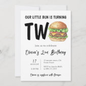 BBQ Burger 2e verjaardag Kaart (Voorkant)