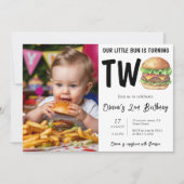 BBQ Burger 2e verjaardag Kaart (Voorkant)