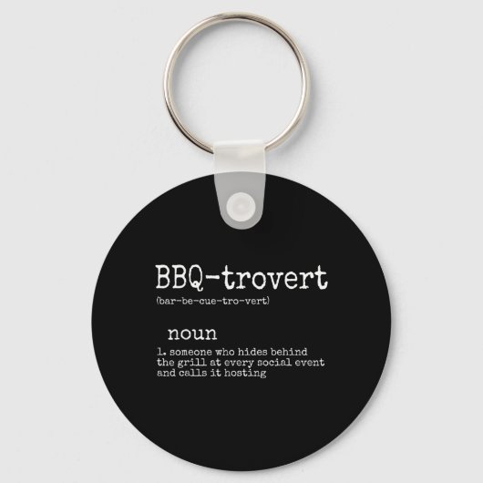 BBQ-cadeaus voor mannen Funny Grilling Smoker Sleutelhanger (Voorkant)