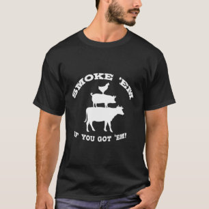 BBQ Cadeaus Voor Mannen Vlees Roken Barbecue Hoodi T-shirt