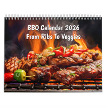 BBQ Calendar 2026 – From Ribs To Veggies
