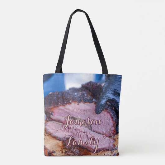 BBQ Canvas tas Family - Gekookt vlees (Achterkant)