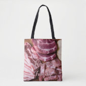 BBQ Canvas tas Family Raw Vlees Food (Voorkant)