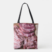 BBQ Canvas tas Family Raw Vlees Food (Achterkant)