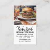 BBQ catering hog gebraden bruiloft evenementen fon Visitekaartje (Voorkant)