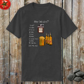 BBQ Checklist (Front) TShirt