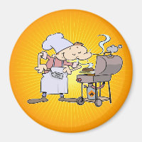 BBQ chef-kok grillen burgers
