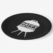 BBQ Chillin- en Grillin-Borden Papieren Bordje (Gekanteld)