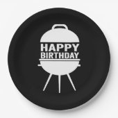 BBQ Chillin- en Grillin-Borden Papieren Bordje (Voorkant)