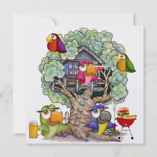 BBQ - Cocktails - Cookout - Feest - SRF Kaart (Voorkant)