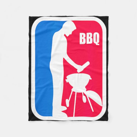 Bbq-competitie - grappige barbecue mannen grill fleece deken (Voorkant)