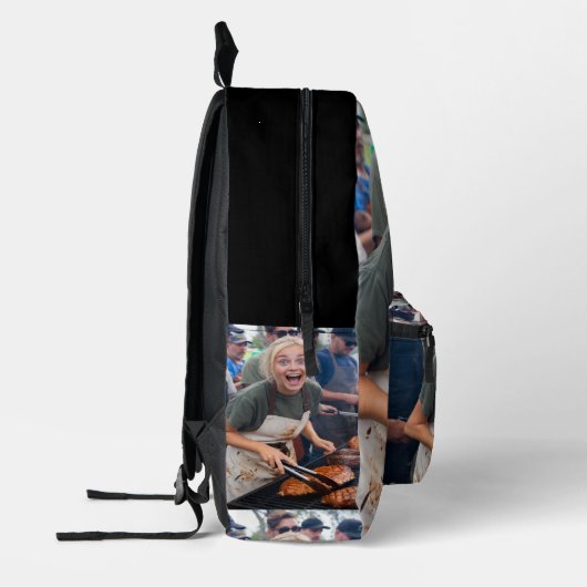 BBQ Cook Off Photo Customize Bedrukte Rugzak (Links)