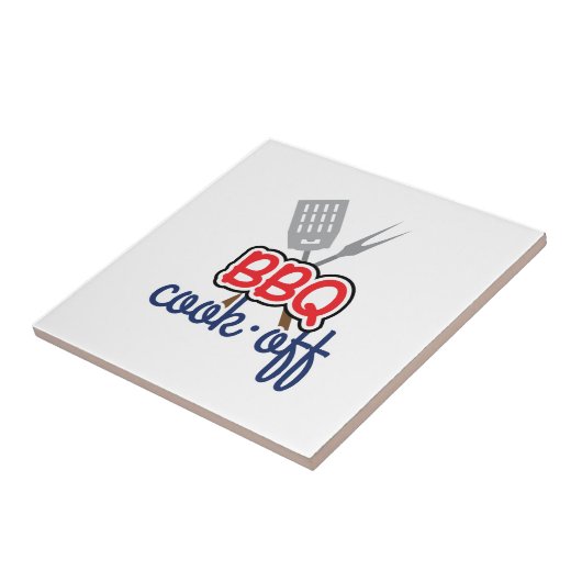 BBQ Cook-Off Tegeltje (Zijkant)