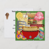 BBQ Cook Out Kaart (Voorkant / Achterkant)