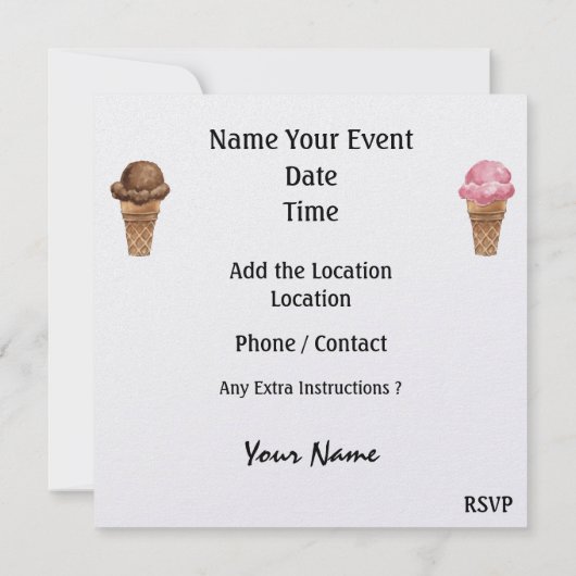 BBQ Cook Out Kaart (Achterkant)