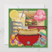 BBQ Cook Out Kaart (Voorkant)