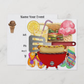 BBQ Cook Out Kaart (Voorkant / Achterkant)