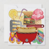 BBQ Cook Out Kaart (Voorkant)