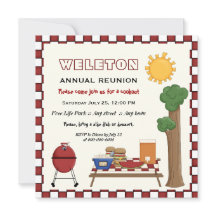 BBQ-cookie picknick familiereünie geruite grens