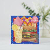 BBQ - Cookout - Feest! SRF Kaart (Staand voorkant)