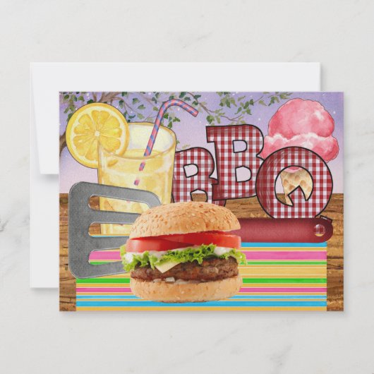 BBQ - Cookout Party - SRF Kaart (Voorkant)