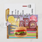 BBQ - Cookout Party - SRF Kaart (Voorkant / Achterkant)