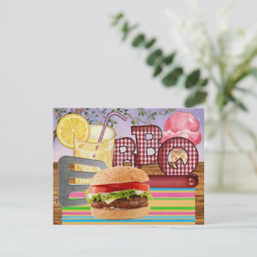 BBQ - Cookout Party - SRF Kaart (Staand voorkant)