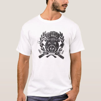 BBQ Crest - versleten zwart T-shirt