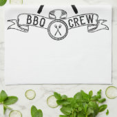 BBQ Crew rustieke vintage Theedoek (Gevouwen)