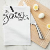 BBQ Crew rustieke vintage Theedoek (Quarter Fold)