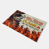 Bbq Custom Doormat Grill Master Lives Deurmat (Schuin)